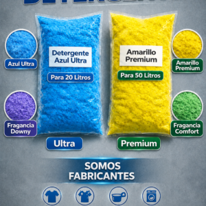 Pasta concetrada de detergente
